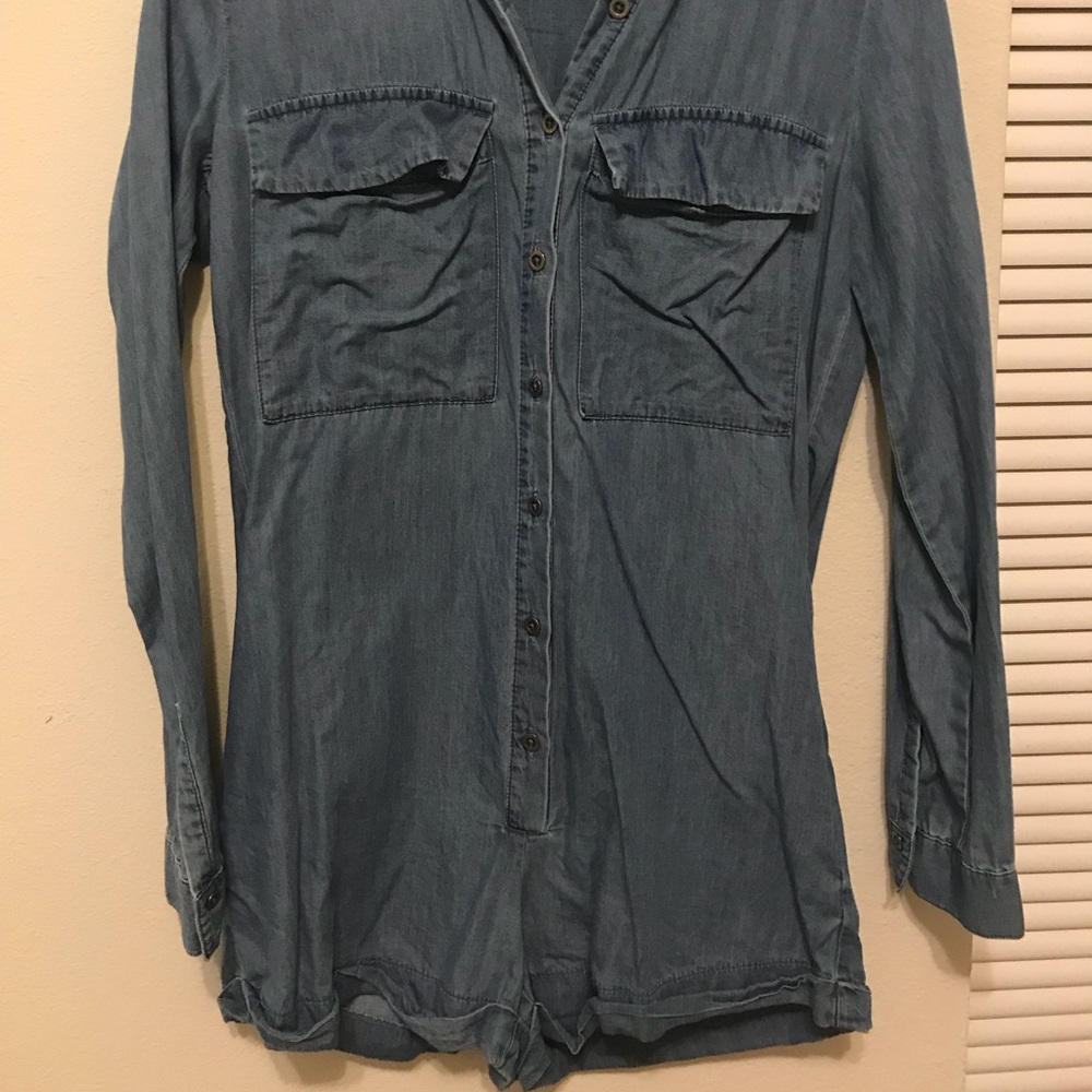 Forever 21 jean romper
